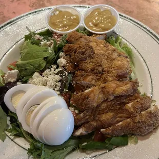 Awesome Cobb salad with fried chicken - $16