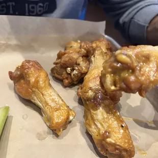 Mango habanero wings