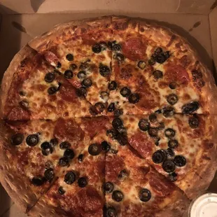a pizza in a box