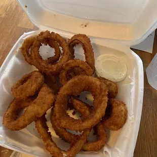 Onion Rings (asked for a side of ranch)