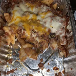 Taco fries (already dug into before I snapped a pic)
