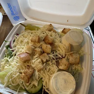 Large Garden Salad with cheese