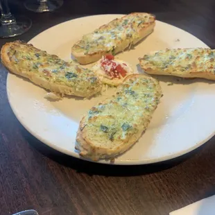 Bruschetta spinazola. This was pretty good.