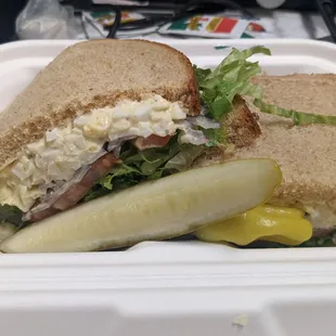 A great egg salad sandwich!