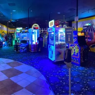 The Arcade inside. Fun games