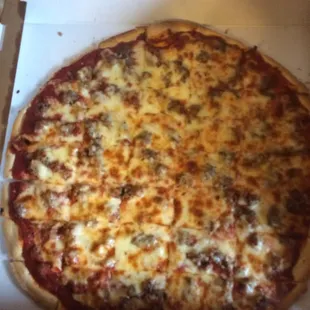 Sausage pizza