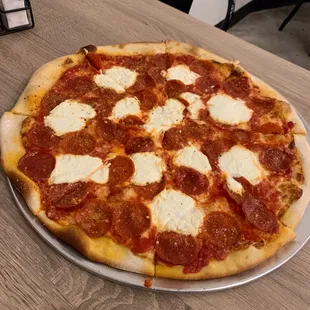 Pepperoni &amp; Ricotta Pizza