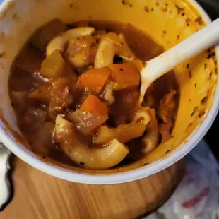 Soup side.