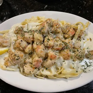 Lobster fettuccine
