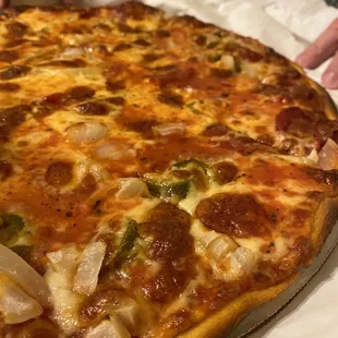 pizza, food