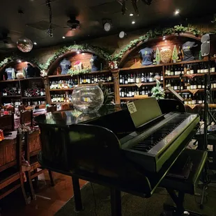 Piano in the bar room