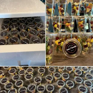 a variety of gourmet treats