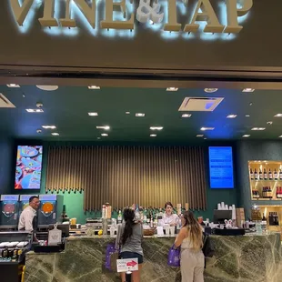 Entrance was where the chocolate store was