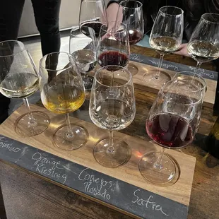Wine flights