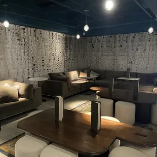 Indoor seating area