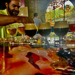 Flights with family.