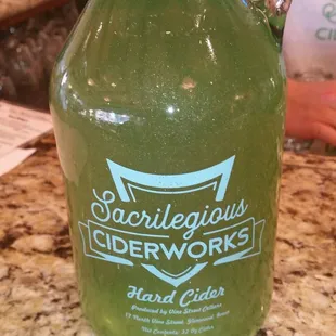 Siren Seafoam Sparkles growler. It sparkles!