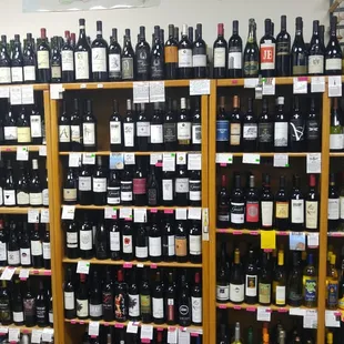 They are known for beer, but look at this amazing red wine selection!