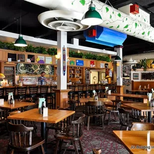 the dining area