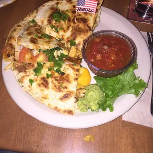 Blackened Chicken Quesadilla