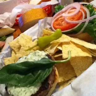 Basil Blue Burger