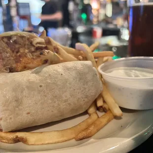 Buffalo Vegetarian Wrap