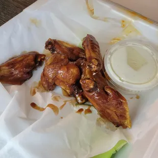 Tiny wings! Like off a pigeon or a dove!