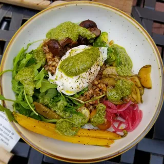 Brunch Quinoa Bowl with Poached Egg