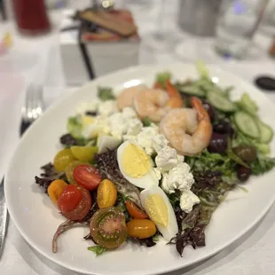 Shrimp Mediterranean salad