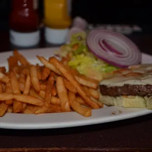 Vines Burger and Fries - $10.95