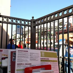 Great outdoor seating next to Wrigley