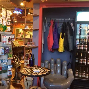 bottles of wine and bottles of beer