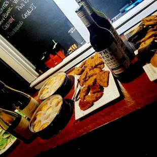 Cookies and wine