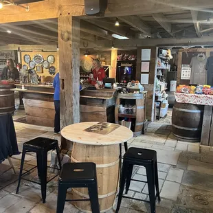 Bar and seating
