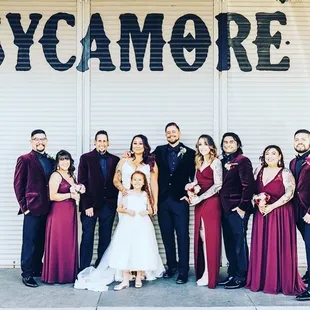 Leanna &amp; Abrum and the wedding Party