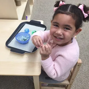 A Toddler's need for independence is encouraged, not challenged...no such thing as "terrible twos" here.