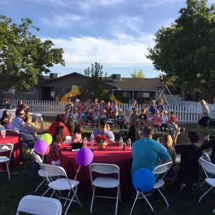 Yearly Family Social and children's concert is a great way for families to get to know each other