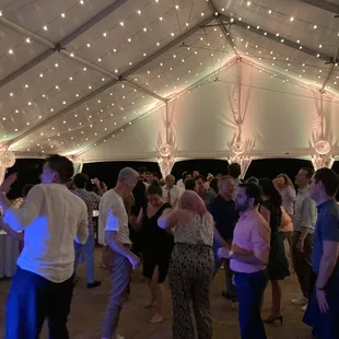 Groove Line Productions Reception Up-Lighting views from the DJ Booth.