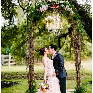Romantic, stunning, perfection at the alter.