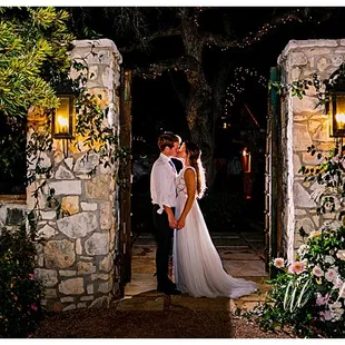 The kiss at the end of the night with the stone entryway is perfection.