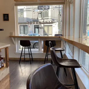 Dining area. Small but nice looking indoor space.