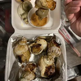 Garlic Butter snails