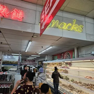 people shopping in a store