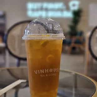 Mango kumquat green tea