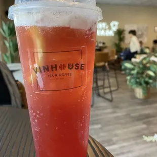 Strawberry Iced Green Tea