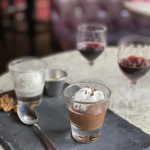 Dessert pairing with paired wines