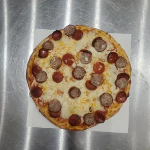 Brick oven pizza