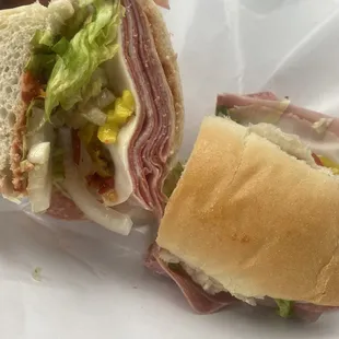 This is what they call an 18 by 4  18 layers of meat and 4 layers of cheese yummy