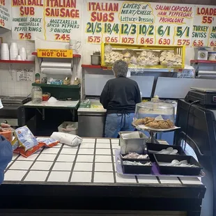 The menu