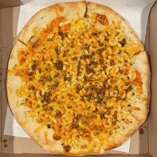 Vegan Mac Attack Pizza